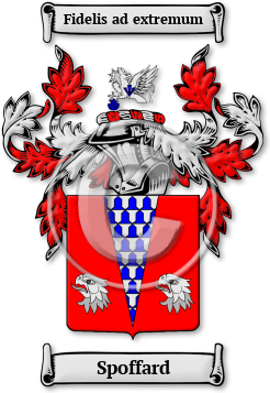 Spoffard Family Crest Download (jpg) Legacy Series - 150 DPI