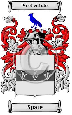 Spate Family Crest Download (JPG) Heritage Series - 600 DPI