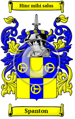 Spanton Family Crest Download (JPG) Heritage Series - 600 DPI