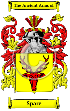 Spare Family Crest Download (JPG) Heritage Series - 600 DPI