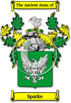 Sparke Family Crest Download (jpg) Legacy Series - 150 DPI