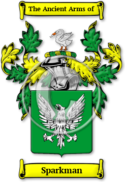 Sparkman Family Crest Download (jpg) Legacy Series - 150 DPI