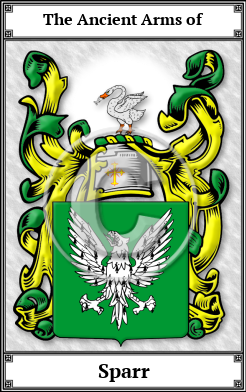 Sparr Family Crest Download (JPG) Book Plated - 600 DPI