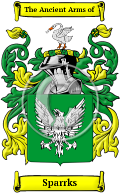 Sparrks Family Crest Download (jpg) Heritage Series - 150 DPI