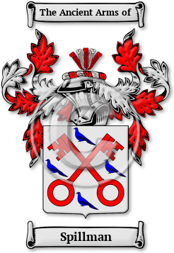 Spillman Family Crest Download (jpg) Legacy Series - 150 DPI