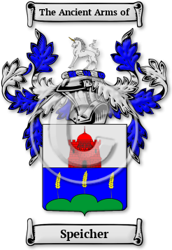 Speicher Family Crest Download (JPG) Legacy Series - 600 DPI