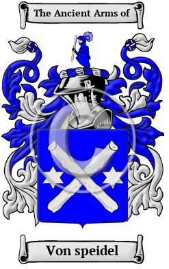 Von speidel Family Crest/Coat of Arms