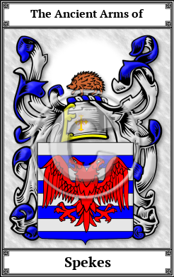 Spekes Family Crest Download (JPG)  Book Plated - 150 DPI