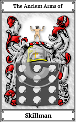 Skillman Family Crest Download (JPG)  Book Plated - 150 DPI