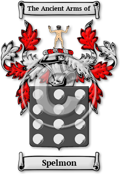 Spelmon Family Crest Download (jpg) Legacy Series - 150 DPI