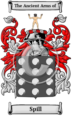 Spill Family Crest Download (JPG) Heritage Series - 600 DPI