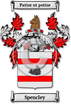 Spencley Family Crest Download (JPG) Legacy Series - 600 DPI