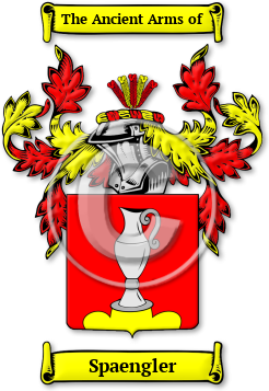 Spaengler Family Crest Download (jpg) Legacy Series - 150 DPI