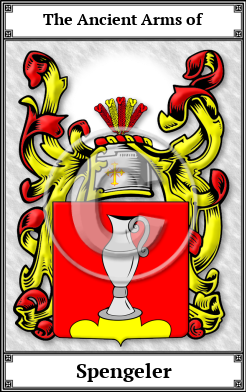Spengeler Family Crest Download (JPG)  Book Plated - 150 DPI