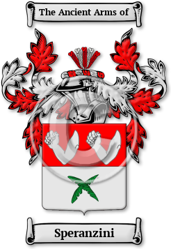 Speranzini Family Crest Download (JPG) Legacy Series - 600 DPI