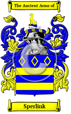 Sperlink Family Crest Download (JPG) Heritage Series - 600 DPI