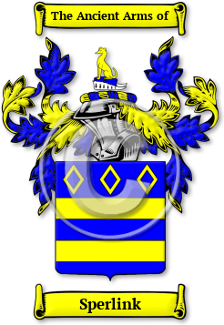 Sperlink Family Crest Download (jpg) Legacy Series - 150 DPI
