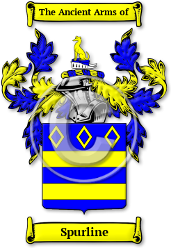 Spurline Family Crest Download (jpg) Legacy Series - 150 DPI