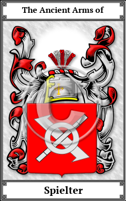 Spielter Family Crest Download (JPG)  Book Plated - 150 DPI