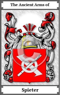 Spieter Family Crest Download (JPG)  Book Plated - 150 DPI