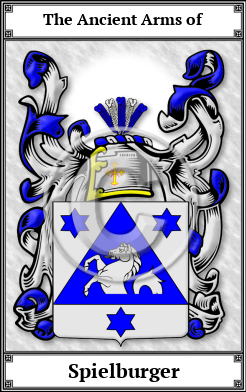 Spielburger Family Crest Download (JPG)  Book Plated - 150 DPI