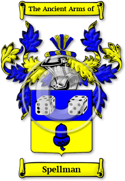 Spellman Family Crest Download (jpg) Legacy Series - 150 DPI