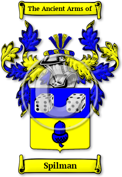 Spilman Family Crest Download (jpg) Legacy Series - 150 DPI
