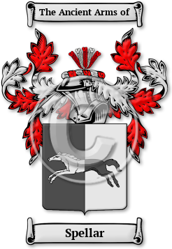 Spellar Family Crest Download (jpg) Legacy Series - 150 DPI