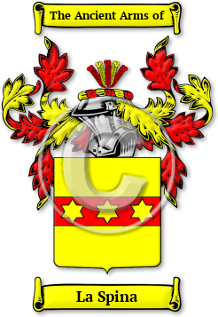 La Spina Family Crest Download (jpg) Legacy Series - 150 DPI