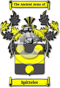 Spitteler Family Crest Download (jpg) Legacy Series - 150 DPI