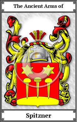 Spitzner Family Crest Download (JPG)  Book Plated - 150 DPI