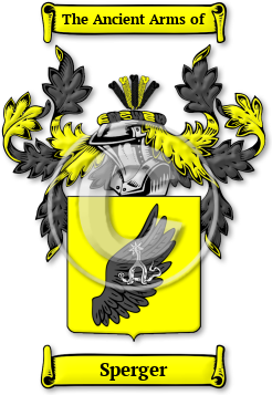 Sperger Family Crest Download (jpg) Legacy Series - 150 DPI