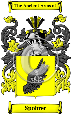Spohrer Family Crest Download (JPG) Heritage Series - 600 DPI