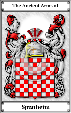 Spunheim Family Crest Download (JPG)  Book Plated - 150 DPI