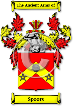 Spoors Family Crest Download (jpg) Legacy Series - 150 DPI