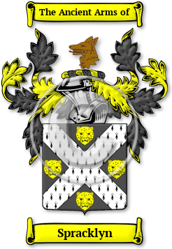 Spracklyn Family Crest Download (JPG) Legacy Series - 600 DPI