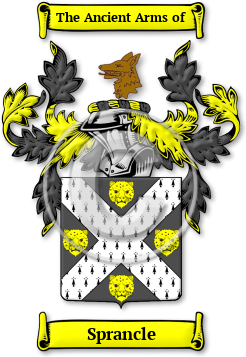 Sprancle Family Crest Download (JPG) Legacy Series - 600 DPI