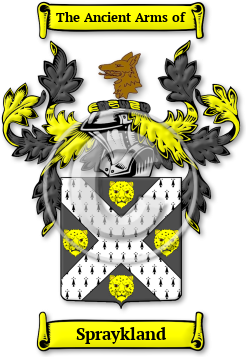 Spraykland Family Crest Download (jpg) Legacy Series - 150 DPI