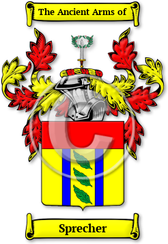 Sprecher Family Crest Download (jpg) Legacy Series - 150 DPI