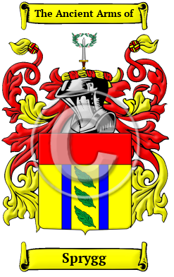 Sprygg Family Crest Download (JPG) Heritage Series - 300 DPI