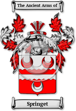Springet Family Crest Download (jpg) Legacy Series - 150 DPI