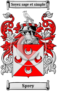 Sprey Family Crest Download (JPG) Heritage Series - 600 DPI
