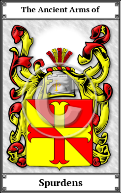 Spurdens Family Crest Download (JPG)  Book Plated - 150 DPI