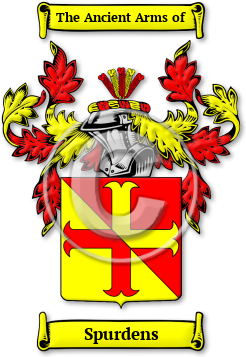 Spurdens Family Crest Download (jpg) Legacy Series - 150 DPI