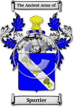 Spurrier Family Crest Download (jpg) Legacy Series - 150 DPI
