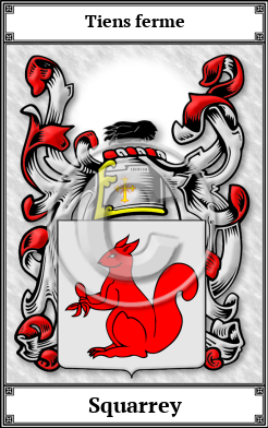 Squarrey Family Crest Download (JPG)  Book Plated - 150 DPI