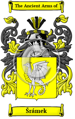 Šrámek Family Crest Download (JPG) Heritage Series - 300 DPI