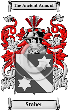 Staber Family Crest/Coat of Arms