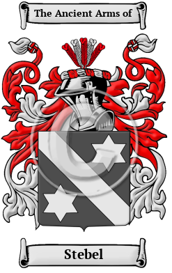 Stebel Family Crest Download (JPG) Heritage Series - 600 DPI