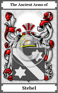 Stebel Family Crest Download (JPG)  Book Plated - 150 DPI